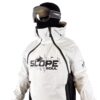 Giacca da sci Slope Soul Uomo bicolor bianca e nera